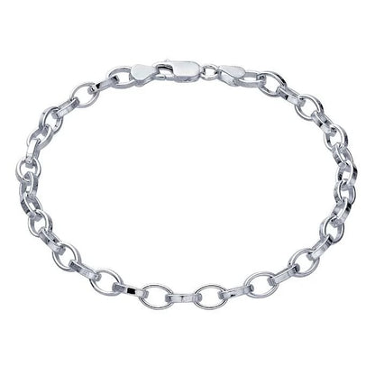 chain bracelet / oval link - 5mm