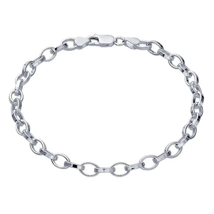 chain bracelet / oval link - 5mm