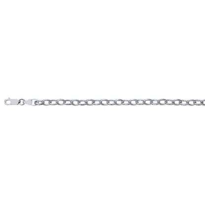 chain bracelet / oval link - 5mm
