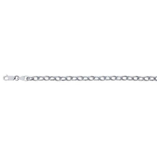 chain bracelet / oval link - 5mm