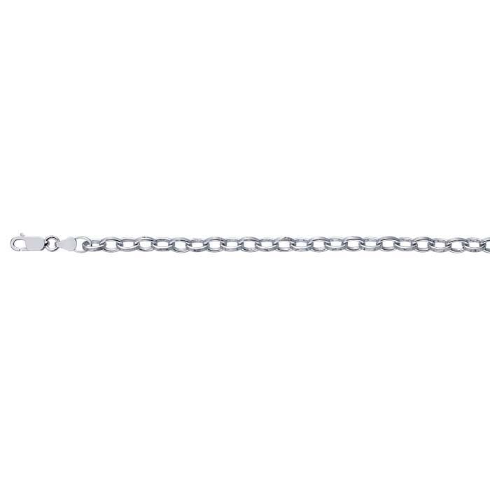 chain bracelet / oval link - 5mm