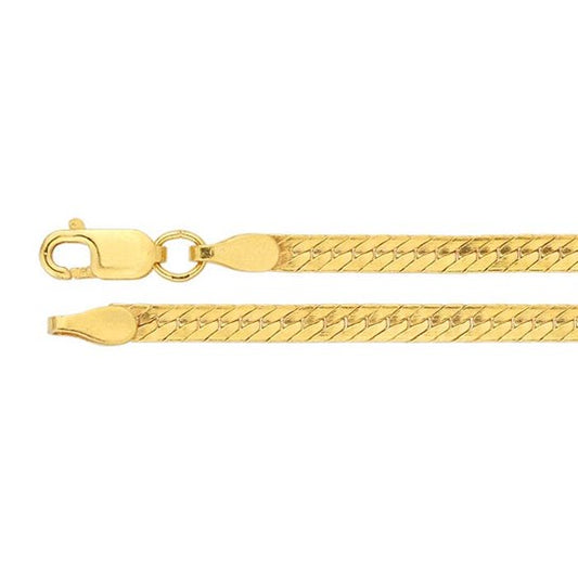 chain necklace / herringbone - 2.4mm