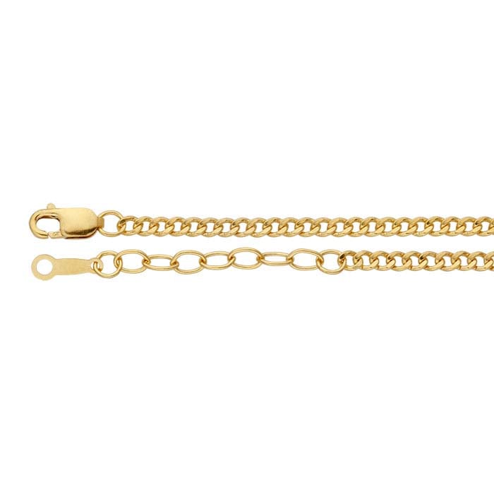 chain bracelet / curb - 2.3mm