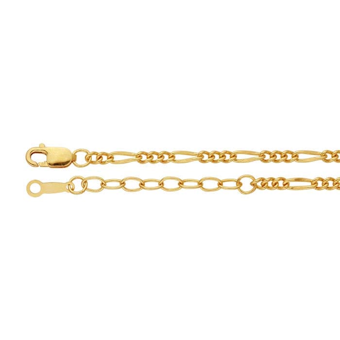 chain bracelet / figaro - 2.2mm