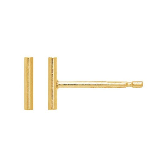 stud earrings / stick - 6mm
