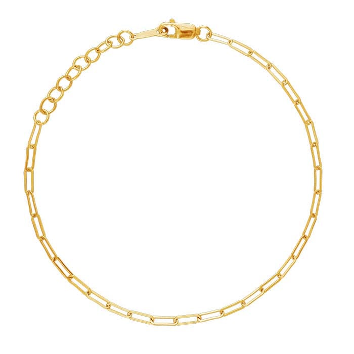 chain bracelet / oval cable - 2mm