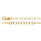 chain bracelet / oval cable - 2mm