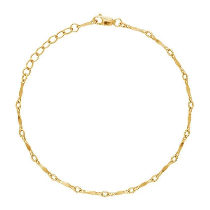 chain bracelet / dapped bar