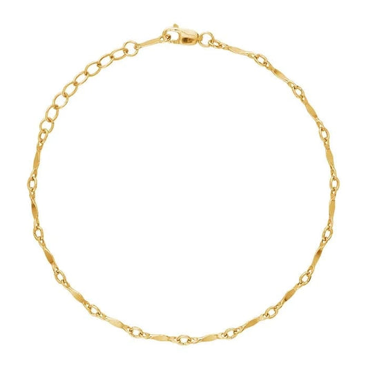 chain bracelet / dapped bar