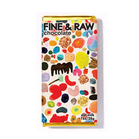 fine & raw / chocolate bar - oat milk - holiday