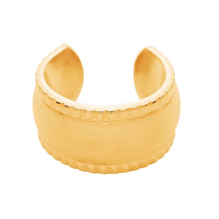 milgrain wide ear cuff