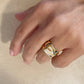 large wavy band ring