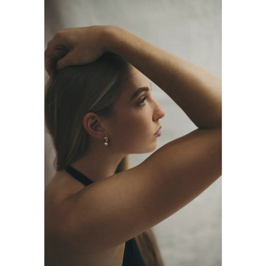 loua pearl stud earrings