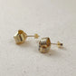 wire knot stud earrings