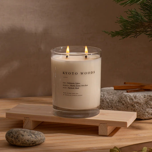 brooklyn candle studio / classic double wick candle - kyoto woods