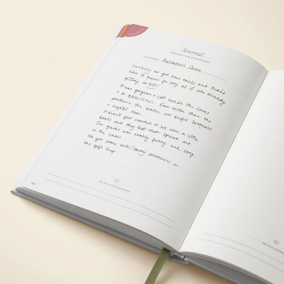 papier / guided travel journal - coral reef