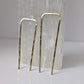 brass hair fork - sol