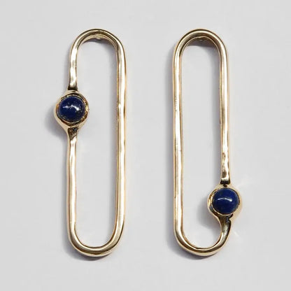 amparo earrings - lapis