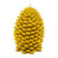 beeswax decorative candle - pine cone