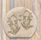 iris dangle earrings