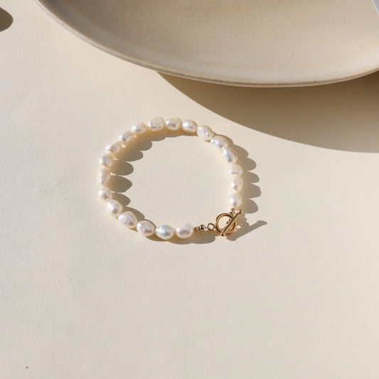 pearl muse toggle bracelet