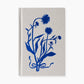 botanica paper co. / mini linen journal - blue flora