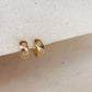 click hoop cz earrings