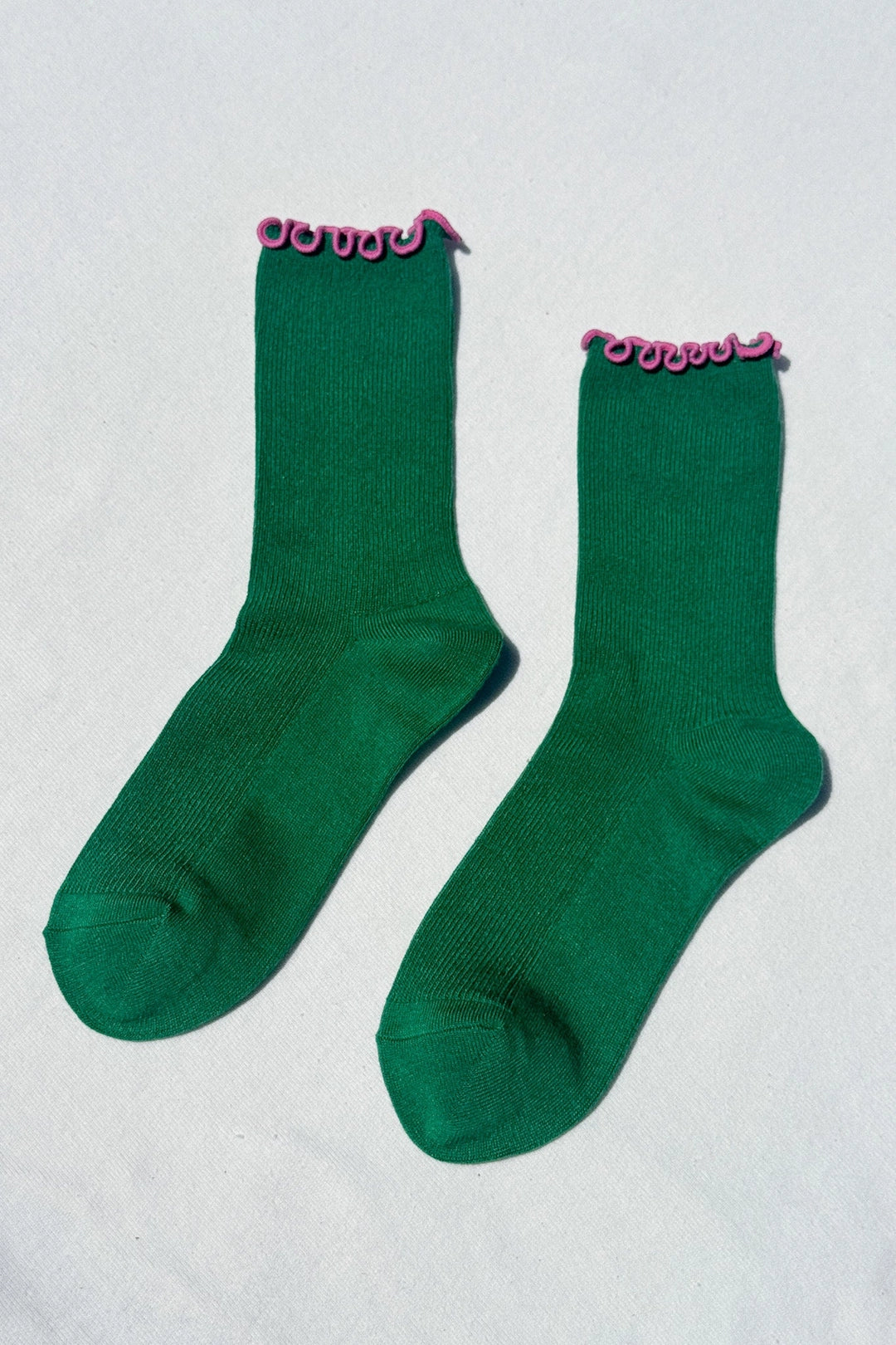 le bon shoppe / ruffled modal socks