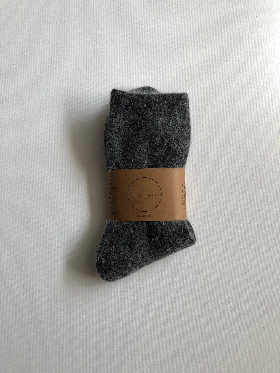 billy bamboo / fluffy angora socks