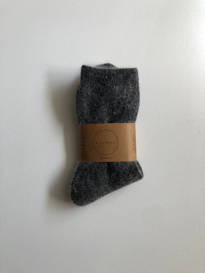 billy bamboo / fluffy angora socks