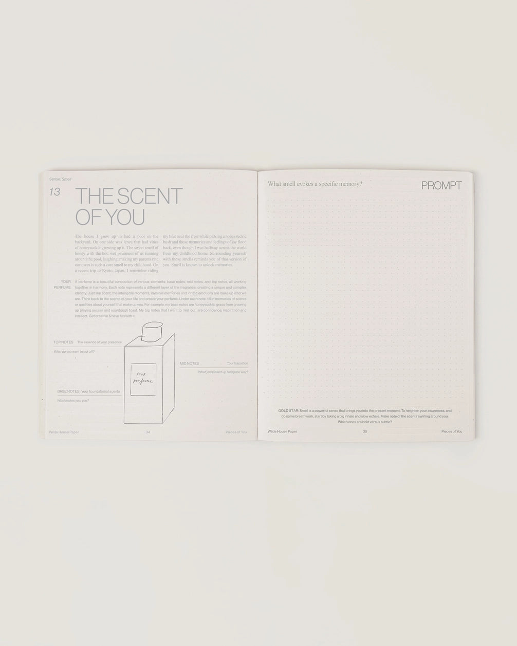 wilde house paper / pieces of you journal