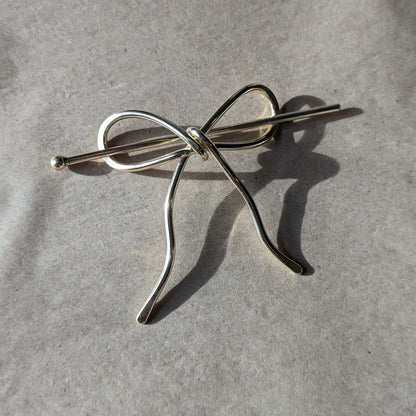 bow hair pin slide