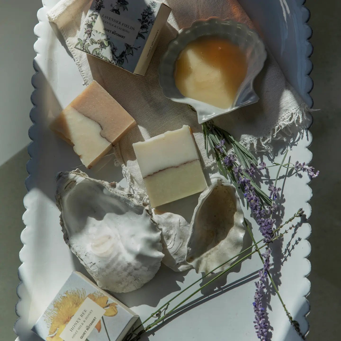 the quiet botanist / handmade soap - honey bee