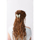 lunar moth crescent moon claw hair clip