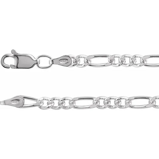 chain bracelet / figaro - 3.5mm