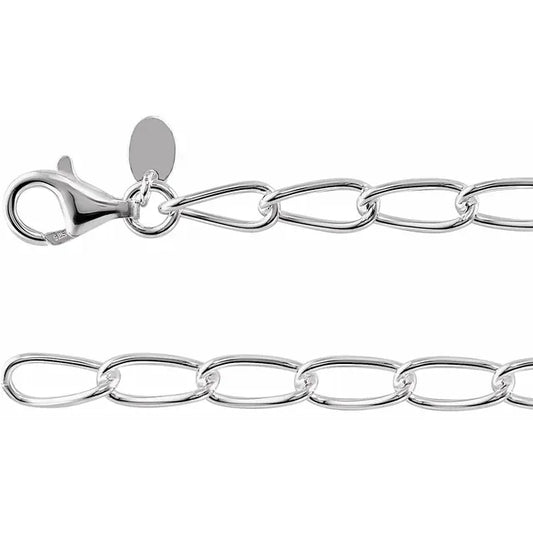 chain bracelet / curb - 4.7mm