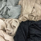 handloom cashmere scarf / latte