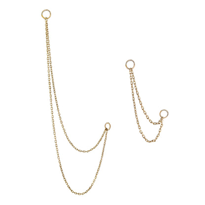 métier / double add on chain plaque charm - single