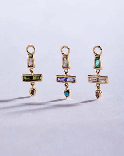métier / az gemstone totem plaque charm - single