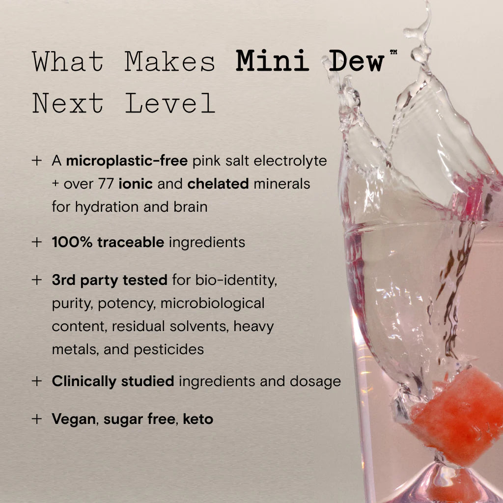 moon juice / cellular waters sticks - ting + mini dew + magnesi-om