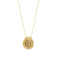 small compass necklace