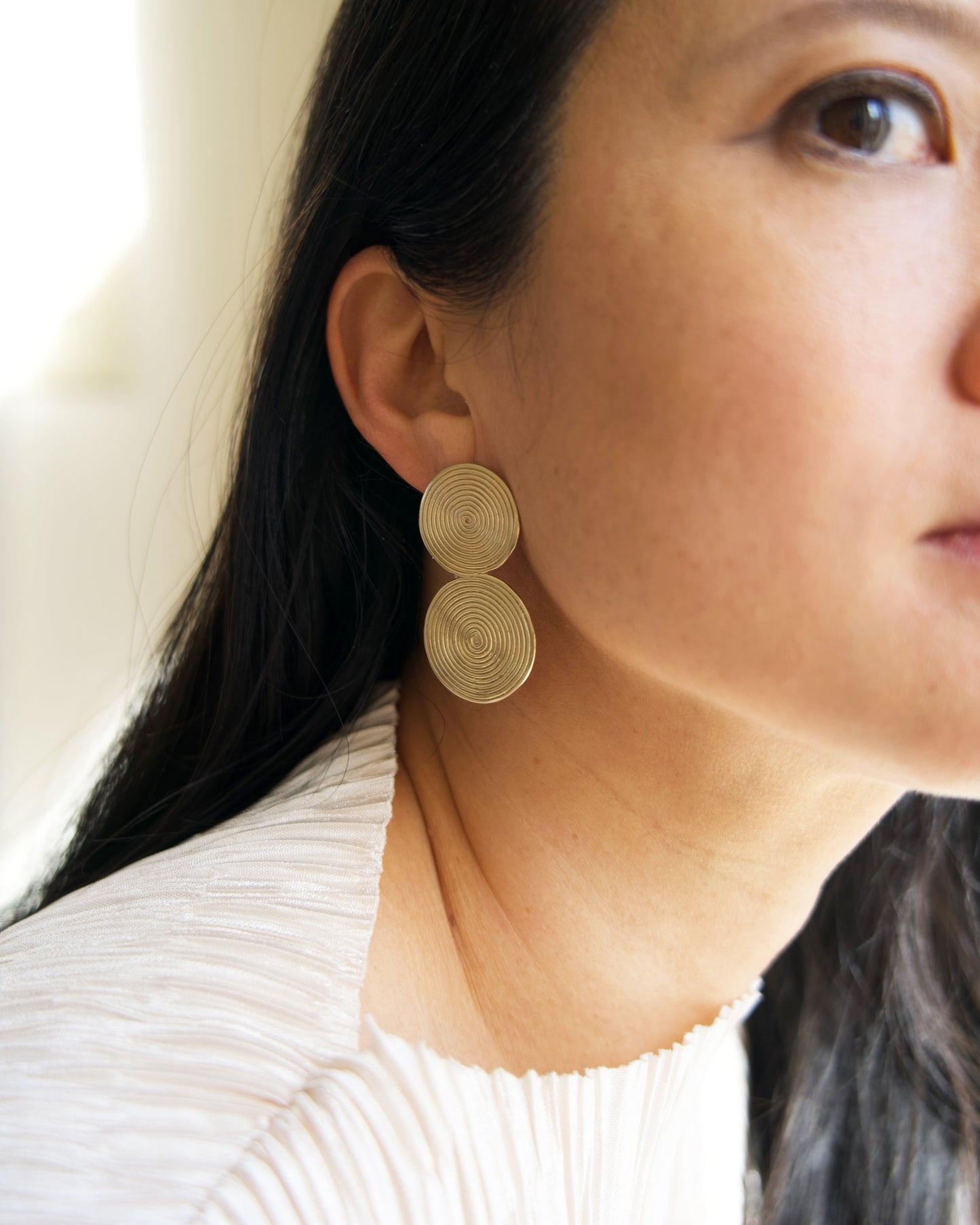 grande coil earrings