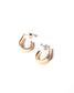 ancre hoop earrings
