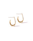 ancre hoop earrings