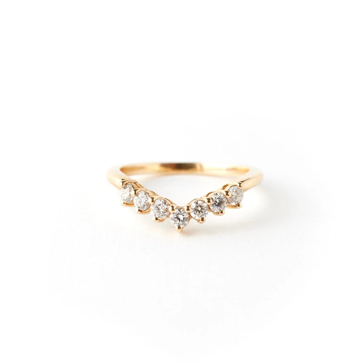 angelina ring band - natural diamond