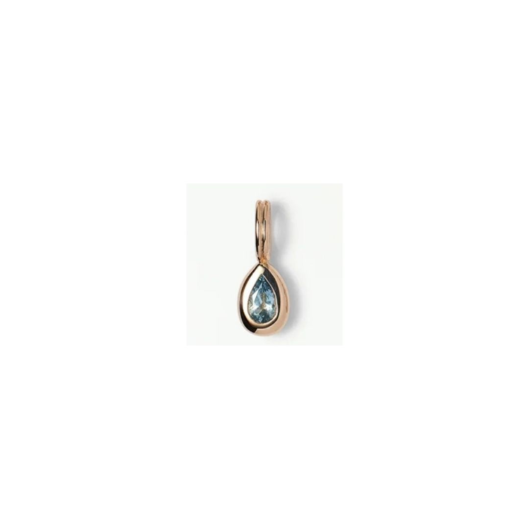 wwake / tempo pendant charm - aquamarine (march)