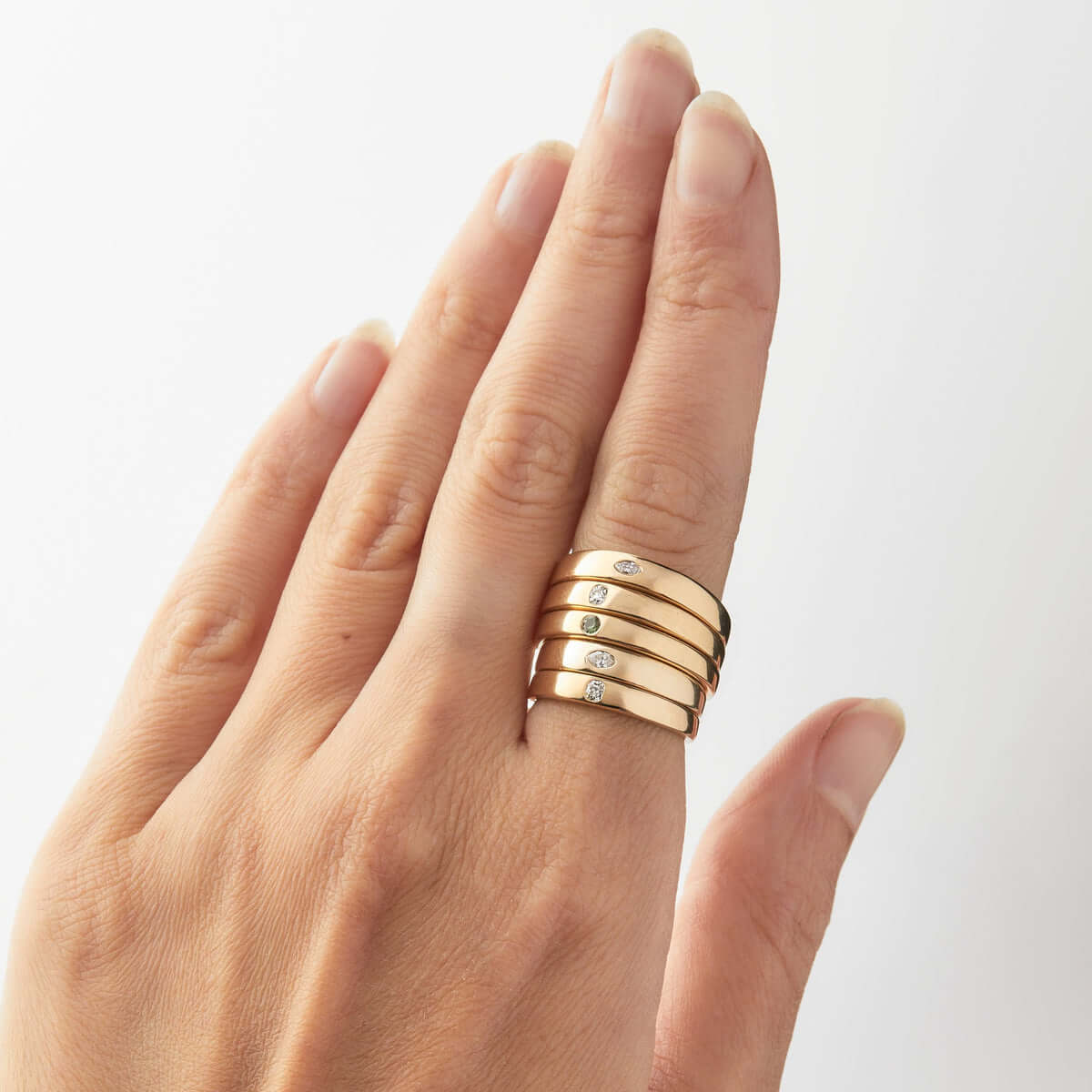 floe signet ring - australian sapphire