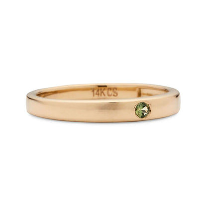floe signet ring - australian sapphire