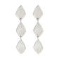 asali triple drop post earrings