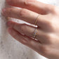 rose bush ring - sapphire